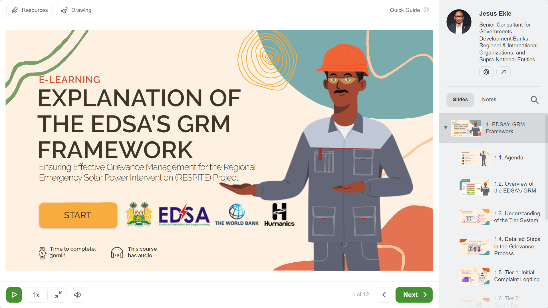 Explanation of the EDSA’s GRM Framework